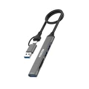 4-in-2 USB & Type-C Expansion Adapter GD-UC708 product image