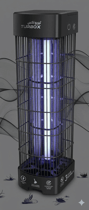 TURBOX Electric Flying Insects Killer - 360° Attraction, High Voltage Grid, Coverage up to 50 m², and 3-Year Warranty product image