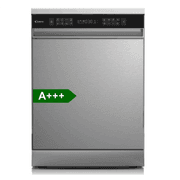 CONTI Free-Standing Dishwasher (DW 61432 SL) - 14 Place Settings, 6 Programs, 3 Spray Arms product image