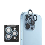 BLUEO NPB27 Original Metal Frame Lens Protector Glass (3 pcs/package) for iPhone 13 Pro / 13 Pro Max - Light Blue product image
