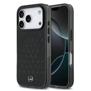 Mercedes-Benz MagSafe Frosted PC/TPU Case with New Star Pattern for iPhone 16 Pro Max & iPhone 17 Series - Black product image