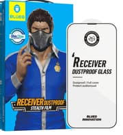 BLUEO NPB6-14pro 6.1 Large Arc Edge Anti-Dust HD Glass - Black for iPhone 14 Pro (6.1″) product image