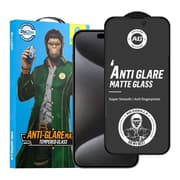 BLUEO NPB9-15pro 6.1 Full Cover MATT Anti-Glare Glass Anti-Static - Black for iPhone 15 Pro (6.1″) product image