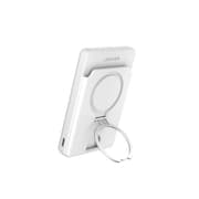 Lenyes PW006D Magnetic Wireless Power Bank - 5000mAh - 15W MagSafe Compatible Wireless Charging - 20W PD Fast Charging - Ultra Compact Design - White product image
