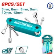 Total THFND061 - 6-Piece Folding Nut Driver Set product image