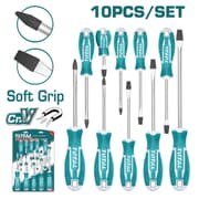 Total THT250610 10-Piece Screwdriver Set – Versatile & Durable product image