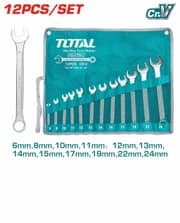 Total THT1022121 - 12Pcs Combination Spanner Set 6-24 mm product image