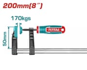 Total THT1320502 | 50×200mm F Clamp for Woodworking product image