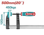 Total THT1321203 | 120×500mm F Clamp for Woodworking product image