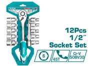 Total THT141121 - 12-Piece 1/2" Socket Set product image