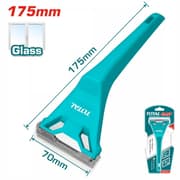 Total THT181751 | 7-Inch Plastic Scraper for Cleaning Glass and Surfaces product image