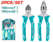 Total THT1K0206 Pliers Set – 7" Combination Plier + 6" Diagonal Cutter product image