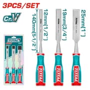 Total THT41K0302 Wood Chisel Set – 3 Pieces product image