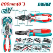 Total THTMF186 | 8-Inch 8-in-1 Multi-Function Pliers product image