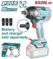 Total TIWLI20851 20V Cordless Impact Wrench – 850Nm product image