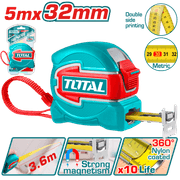 Total TMT80532M Steel Measuring Tape 5m x 32mm – Extra Heavy-Duty, 3.6m Standout product image