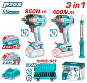 Total TOSLI241195 Cordless Impact Drill Kit 850Nm product image