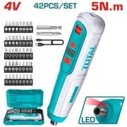 Total TSDLI0403 4V Lithium-Ion Cordless Screwdriver with Accessories product image