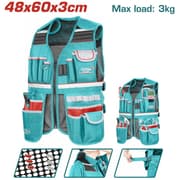 Total TTVT16025 Tool Vest 17-Pocket Utility Work Vest product image