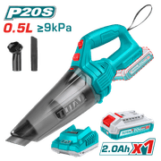 Total TVLI20126 Cordless Vacuum Cleaner 20V with 2.0Ah Battery product image