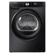 Hisense Heat Pump Tumble Dryer - DH3S902BT - 9kg Capacity - Titanium Finish with Smart Sensor Dry & Steam Care product image