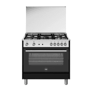 La Germania Gas Cooker 90cm - 5 Gas Burners, Semi Cast Iron Supports with Large Oven & Full Safety product image
