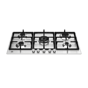 La Germania Built-in Gas Hob 90cm - 5 Burners with Central Dual Wok & Cast Iron Supports product image