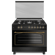Product Title Conti Gas Cooker 90cm 5-Burner with Cast Iron Support product image