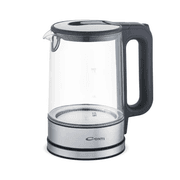 Conti Glass Electric Kettle 1.7L - Sleek Transparent Design with LED Lighting, Auto Shut-Off, and 360° Swivel Base product image