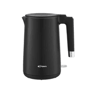 Conti Electric Kettle 1.7L - 2200W, Model CK-6011-DB Black, Boil-Dry Protection and 360° Swivel Base with Cord Storage product image
