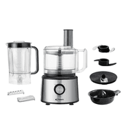 Conti 31-in-1 Food Processor - Powerful Motor, Large Processing Bowl, Blender Jug, Grinder, and Full Set of Slicing & Shredding Blades product image