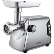 Conti Meat Grinder 2000W - MG20001-SS, Stainless Steel Body, Sharp Steel Blades, Reverse Function with Kibbeh & Sausage Attachments product image