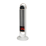 Conti Ceramic Electric Heater 2000W - TCH-2003-OW, PTC Fast Heating Technology, 2 Heat Settings, & Advanced Safety System in White product image