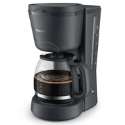 Philips 1000 Series Drip Coffee Maker - Compact Design, Glass Jug, 0.6L Capacity, & Aroma Swirl Technology - HD7430/90 product image