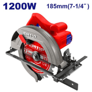 EMTOP Circular Saw 1400W - 185mm Blade, 4800 RPM, Adjustable Cutting Depth, Industrial Design - ECSW1855 product image