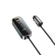 WIWU Wi-QC014 120W PD+QC Kirsite Extend Fast Car Charger Multi-Port - Black product image