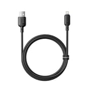 Baseus Silky Series Fast Charging Cable - USB to iPhone (Lightning) - 2.4A High Current - Ultra-Soft Silicone Touch - Tangle-Free Design - Durable Reinforced Connectors product image