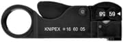 Knipex Stripping Tool for Coax Cable 105mm | 16 60 05 SB product image
