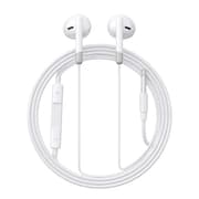 Joyroom Wired Series Half In-Ear Earphones White | JR-EW01 product image