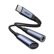 JOYROOM Audio-Transfer Series 2-in-1 Audio Adapter (Type-C to 3.5mm + Type-C) | SY-C02 product image
