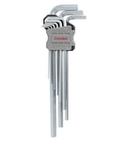 Crown 9Pcs Extra Long Hex Key Set | CPHOK-HMCX09 product image