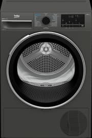 Beko 8kg Heat Pump Dryer - Manhattan Grey - ProSmart Inverter Motor - IronFinish Technology - SteamCure - Hygiene+ - Energy Class A+++ (-25%) - Model B5T68243MG product image