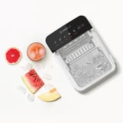 Nutricook Icy Bullet Ice Maker, 12kg Daily Capacity with 2 Ice Cube Sizes & Fast 6-Minute Cycle - Black/Silver product image