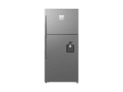 TCL P545TM Top Mount Refrigerator - No Frost - Multi Air Flow - Total Capacity 420L - Electronic Control - LED Lighting - Silver Steel product image