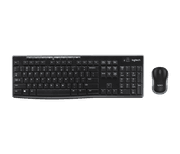 Logitech MK270 Wireless Keyboard and Mouse Combo - Full-Size Layout - 8 Multimedia Hotkeys - 2.4 GHz Reliable Connection - Long Battery Life - Black product image
