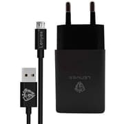 Lenyes LCH086 Wall Charger with MicroUSB Cable Black product image