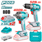 Total TCKLI20271 20V Cordless Combo Kit – Drill + 400Nm product image
