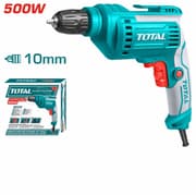 Total TD2051026-2R Electric Drill 500W 10mm with Keyless Chuck product image