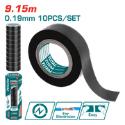 Total THPET1102 PVC Insulating Tape Set – 10 Pieces product image