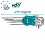 Total THT106391 | 9-Piece Extra Long Torx Key Set product image